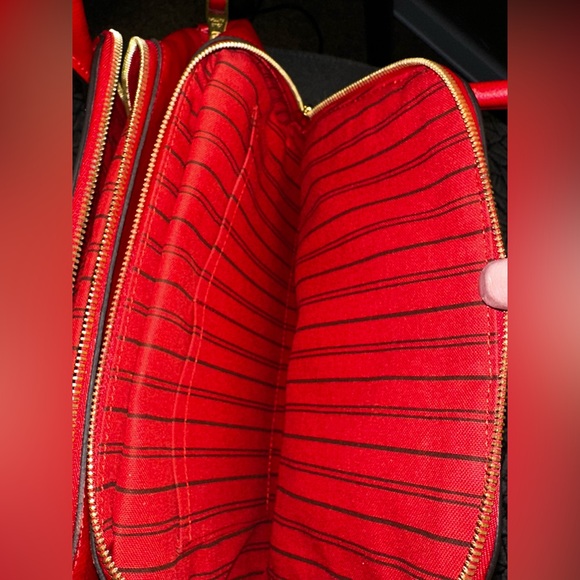 Louis Vuitton Empriente Marais MM Monogram Red Cerise Handbag Satchel Poignant - Picture 7 of 16